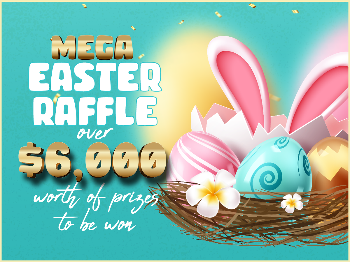 Easter Spa Raffle Mega Easter Raffles β Hornsby RSL Club